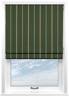 The British Stripe Co. Alfred, Chilterns No.1 - Roman Blind